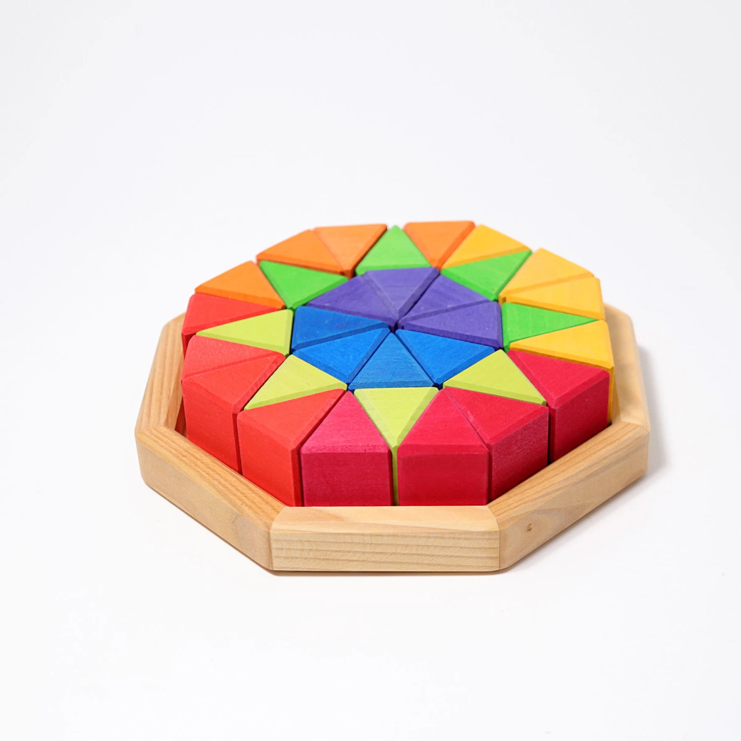 Grimms Grimms Geometrische Vormen Blokkenpuzzel Achthoek - Afbeelding 4