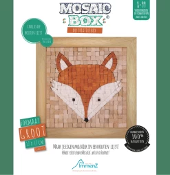 Neptune Mosaic Mosaicbox - Mozaiek Met Lijst Vos 17 Cm