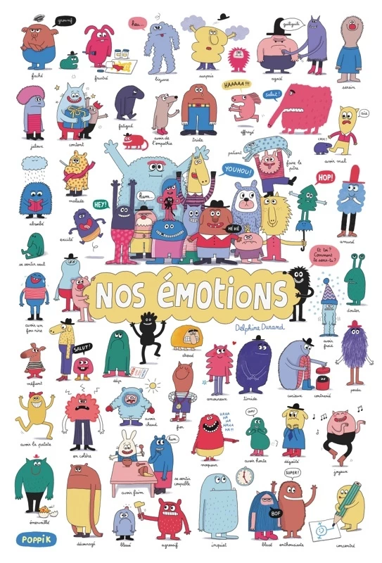 Poppik Poppik Discovery Stickerposter Emoties - Afbeelding 2