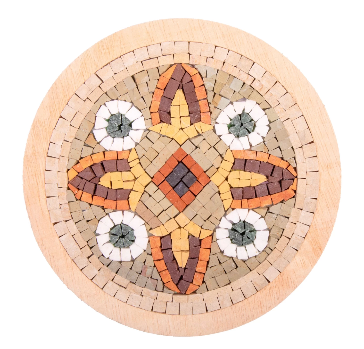 Neptune Mosaic Mosaicbox Mozaiek Mandala 14 Met Lijst 20 Cm - Afbeelding 2