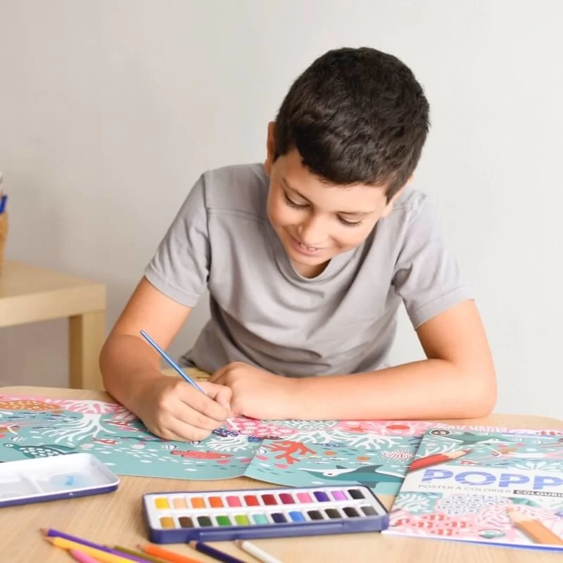 Poppik Poppik Kleurplaat Color Reef - Afbeelding 5