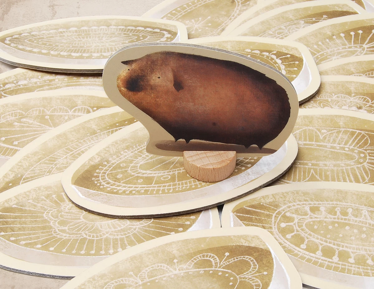 Marbushka Fairtrade Spellen Marbushka Spel Piggily - Afbeelding 7