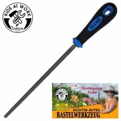 Kids At Work Kindergereedschap Ronde Metaal-, Hout Of Speksteenvijl