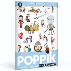 Poppik Poppik Kleine Stickerposter Ridder
