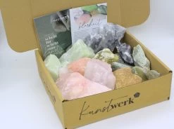 Kunstwerk Kunstwerk Ruwe Speksteenset Gemengd