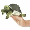 Folkmanis Handpoppen En Poppenkastpoppen Levensecht Vingerpopje Groene Schildpad