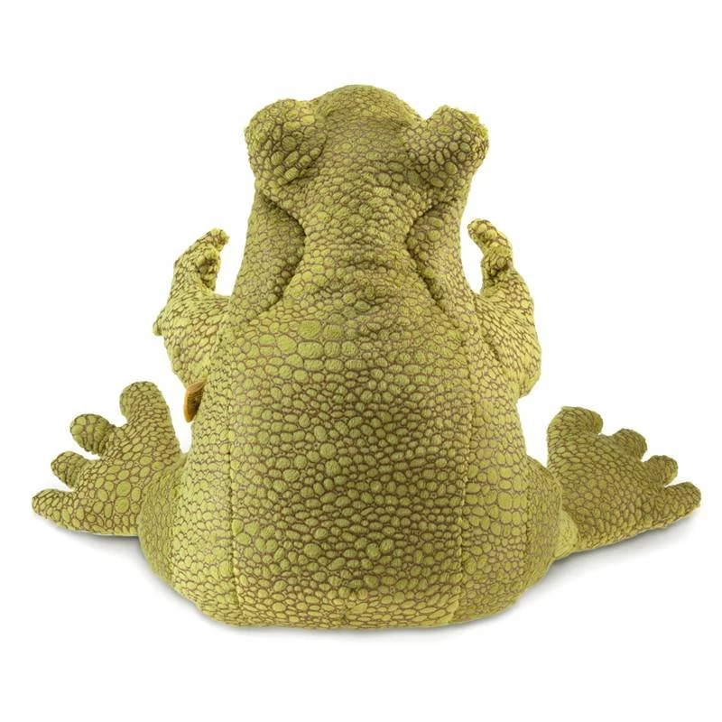 Folkmanis Handpoppen En Poppenkastpoppen Handpop Funny Frog - Afbeelding 2