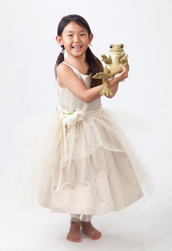 Folkmanis Handpoppen En Poppenkastpoppen Handpop Funny Frog - Afbeelding 3